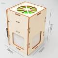 Wooden Science Experiment Set DIY Air Purifier Hand Eye Coordination Handcraft Teaching Tool Early.