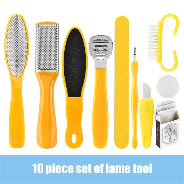 New%20NYT%2010%20In%201%20Foot%20crubber%20Profeional%20Pedicure%20Tool%20Kit%20Rap%20Foot%20File%20Callu%20Remover%20et%20Feet%20Exfoliating%20crubber%20Cleaner%20-%20Image%203