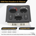 12V A/C Climate Control Switch Unit Modules Panel for Truck VNL 2003-2024 21326144/20511569 US.
