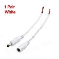 DC Power Connector Adapter Plug Female Socket with Wire pair. 