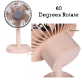 Jy Super JY-2218 Professional Rechargeable Portable Mini Table Fan Strong Wind Left to Right Oscillating Angle 45 Degrees - AC/DC. 