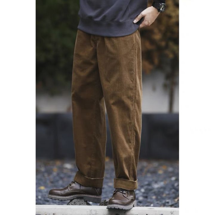 Corduroy%20Pants%20for%20Men%20Autumn%20and%20Winter%20Loose%20Trendy%20American%20Workwear%20Pleated%20Vintage%20Japanese-Style%20Retro%20Casual%20Straight%20Pants%20Men%20-%20Image%202