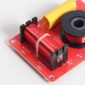 2 Pcs 130W 200W Speaker Crossover 2 Way High-Low 8 Ohm Frequency Divider for 6 Inch Speaker & for 10 Inch Speaker. 