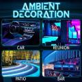 2M Car Interior Atmosphere Lamp USB LED Strip Lamp 12V Automobile Flexible Cold Light Light Strip Dashboard Interior.
