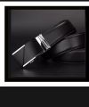 Luxury famous black belt artificial leather auto gear.