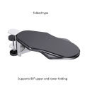 Rotating Computer Arm Support Ergonomic Adjustable PC Wrist Rest Extender Desk Hand Bracket No-Punch Armrest Pad For Desk PC Cologo. 
