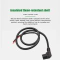 Universal Electric Vehicle Accessories for 48V with 12AWG Cable Battery Connector Plug Charging Socket Scooter Bike Parts.