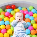 50pcsBaby Ball Pit Balls for Kids Colorful Ocean Ball Games Outdoor Sport Plastic Balls for Children Baby Playpen Tent Pool Ball. 