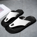 YRZL Flip Flops Men Summer Slippers Beach Sandals Comfortable Casual Shoes Fashion Black Non-Slip Bathroom Shoes Men Slides. 