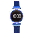 Blue Rose - Women's Casual Digital Round Watch. 