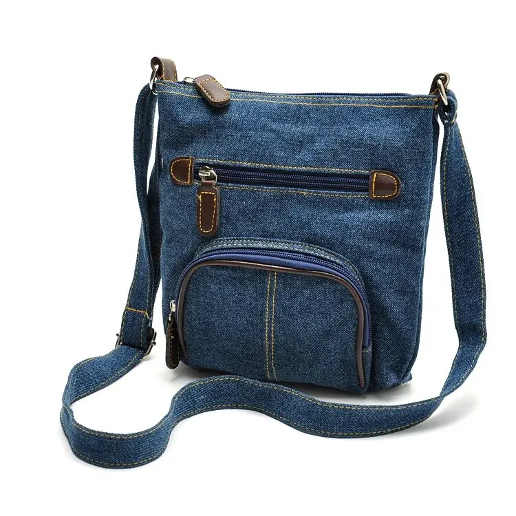 100% ファッション syuman Fisherman body bag Col:Blue