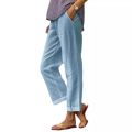 Women’s Pants Casual Loose Elastic Waist Trousers.