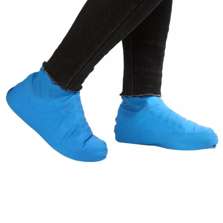 Waterproof Rain Boots Cover, Waterproof Shoes Cover Rain Anti Slip Washable Reusable for Family & Ladies & Men & Children