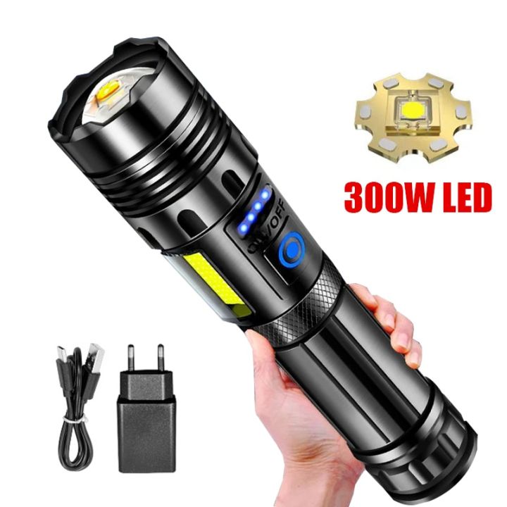 Super%20300W%20Ultra%20Powerful%20Flashlight%20Built%203600mAh%20Battery%20Rechargeable%20Tactical%20Torch%20High%20Power%20Led%20Flashlight%20Camping%20Lantern%20-%20Image%207