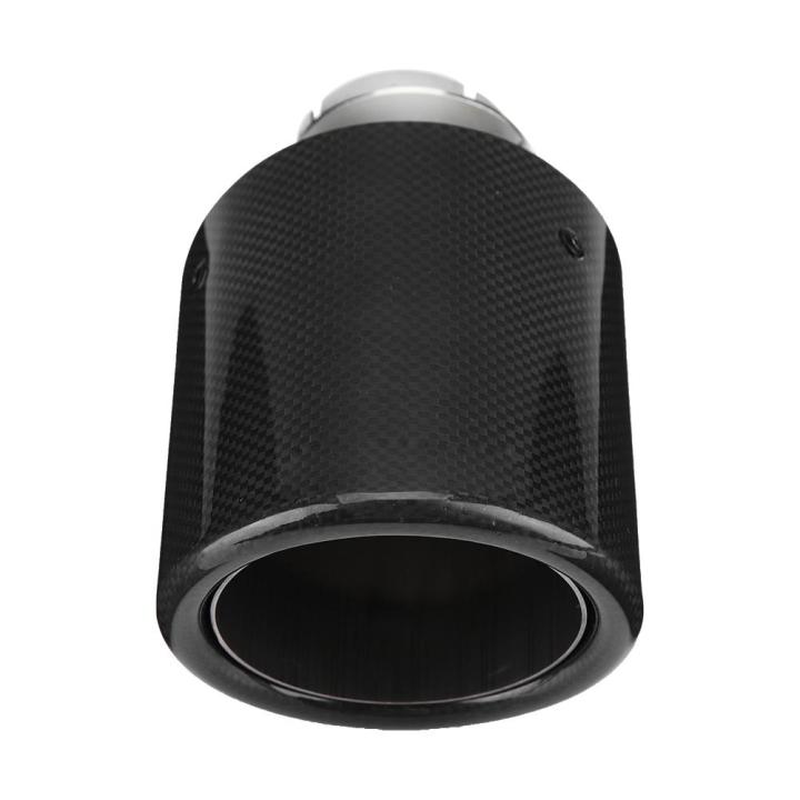 thumbnail image 2 of Carbon Fiber BMW Dual Exhaust Tips – 101mm Outlet / 63mm Inlet – Pair For F22 F30 F32 F36 2 of 3