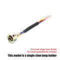 Wires Motorcycle Headlight Lights Bulb Socket Lamp Holder Wire Harness Adapters For Motorbike. 