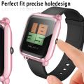 [autismaut] Applicable to Huami Amazfit GTS2 mini pro Universal All-Inclusive Case TPU Electroplated Soft Shell. 