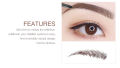 5 Color Ultra Slim Eyeborw Pencil With Brush Waterptoof Thin Brow Pen Smudge Proof Triangle Pen Dark Brown Eyebrow Tattoo Pen. 