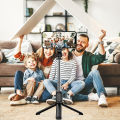 Q7 Bluetooth Extendable Selfie Sticks with Wireless Remote and Tripod Stand, 3-in-1 Multifunctional Selfie Stick. 