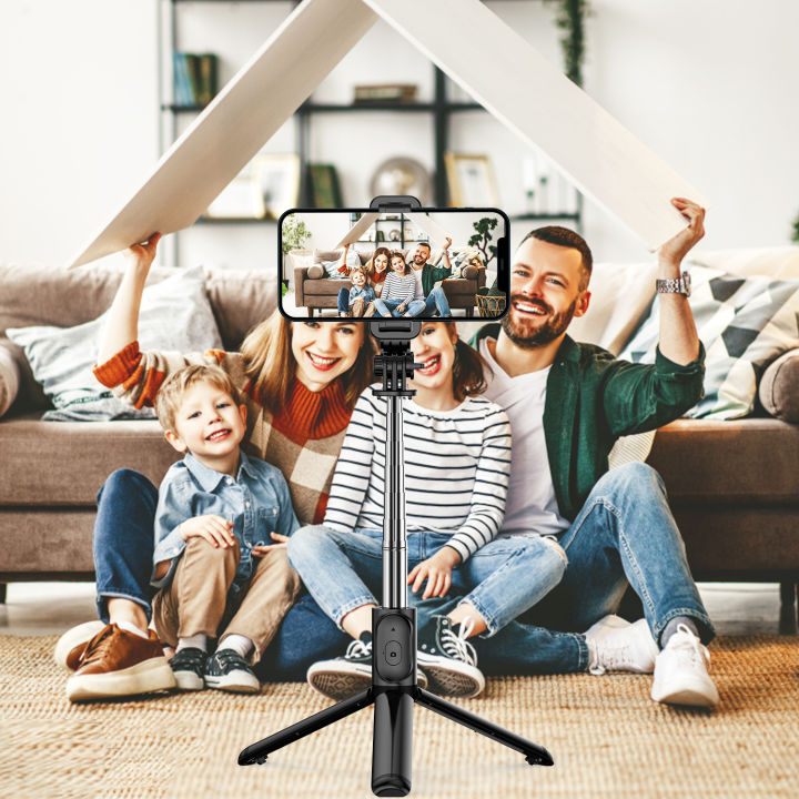 Q7%20Bluetooth%20Extendable%20Selfie%20Sticks%20with%20Wireless%20Remote%20and%20Tripod%20Stand,%203-in-1%20Multifunctional%20Selfie%20Stick%20-%20Image%203
