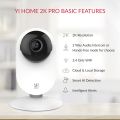 YI Pro 2K Wifi Camera IP Smart Home 2-Way Audio Baby Cam with Night Vision Surveillance Protection Indoor CCTV Video Record.