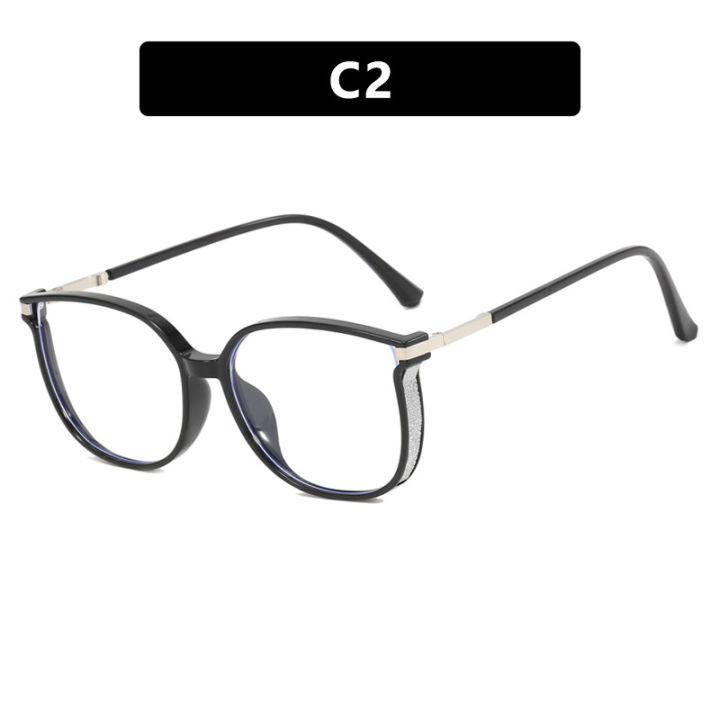 2024%20Summer%20Trendy%20Women's%20Ultra-light%20Blue%20Light%20Blocking%20Glasses%20Frames%20for%20Large%20Face,%20Stylishly%20Slimming%20with%20Prescription%20Lens%20Compatible%20-%20Image%208