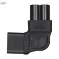IEC320 C6 to C13 IEC Connector Conversion Plug Replaces Design Power Plug Side Bend.