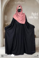 Glam Touch Premium Pleated Kaftan Abaya, Dubai Cherry Abaya.