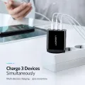 UGREEN 3 Ports Fast Charger for Xiaomi Redmi Samsung iPhone Huawei 5V3.1A Travel USB Charger Universal Charger Wall Charger. 
