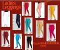 Cotton Spandex Ties Pant for Girls and Ladies – Comfortable Leggings, One Size, Stretchy Fit. 