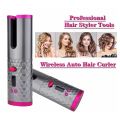 Automatic Hair Curler Cordless USB Rechargeable Ceramic Curling Iron Temperature Adjustable Portable Hair Styling Tools. 