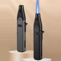 Honest Metal Torch Gas Lighters Windproof Lighter Cigar Butane Jet Portable Lighter Outdoor Kitchen Blue Flame. 