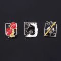 Attack On Titan Enamel Pins Wings of Liberty Freedom Scout Regiment Legion Survey Recon Corp Eren Badge Brooch Anime Jewelry.