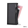 Avro Bogies Long Wallet Premium Fashion PU Long Wallets & Accessories Stylish and Practical Men's Slim Wallet with Multiple Card Slots Sleek and Durable Design Black Wallet For Men PU Leather Business Long Wallets. 