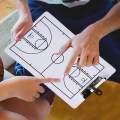 Basketball Game Plan Demonstration Portable Coaches Clipboard.