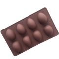 【Aesth Diary Store】（NEW）8 Eggs Shaped Easter Silicone Baking Mold Pastry Chocolate Mold Pudding Ice Tray Mould Easter DIY Mold Crafts. 
