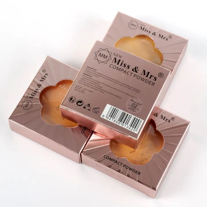 NEW%20Miss%20&%20Mrs%20Waterproof%20&%20matte%20Compact%20Powder%20Shade-%2001(NATURAL)%20-%20Image%203