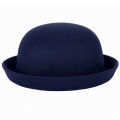Blue Synthetic Dhoom 3 Bowler Felt Round Hat For Men.