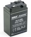 6V 4.5Ah.Battery Sunca Sealed Lead-Acid Rechargeable.
