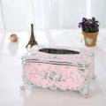 Universal Luxury European Style Acrylic Tissue Box Tissue Box -pink (Premium quality). 