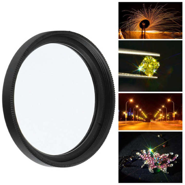 Camera Lens Filter Junestar 52mm Star for Canon/Nikon/Sony/Pentax/Olympus/Fujifilm Lenses