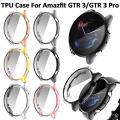 TPU Protective Case for Amazfit GTR2/ GTR3/GTR3 Pro / GTR4 soft All-Around screen Protector cover bumper case. 