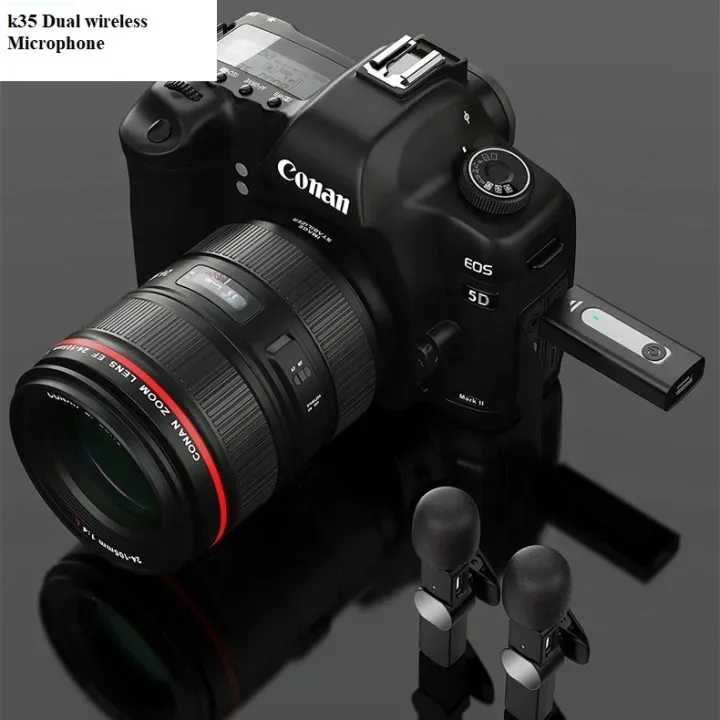 K35%20Wireless%20Microphone%20100%25%20Authentic%20for%20Smartphone,%20DSLR%20Camera%20and%20Speakers%20-%20Image%205