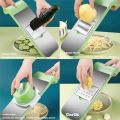 Multi-functional Vegetable Slicer & Cutter (5 Blades). 
