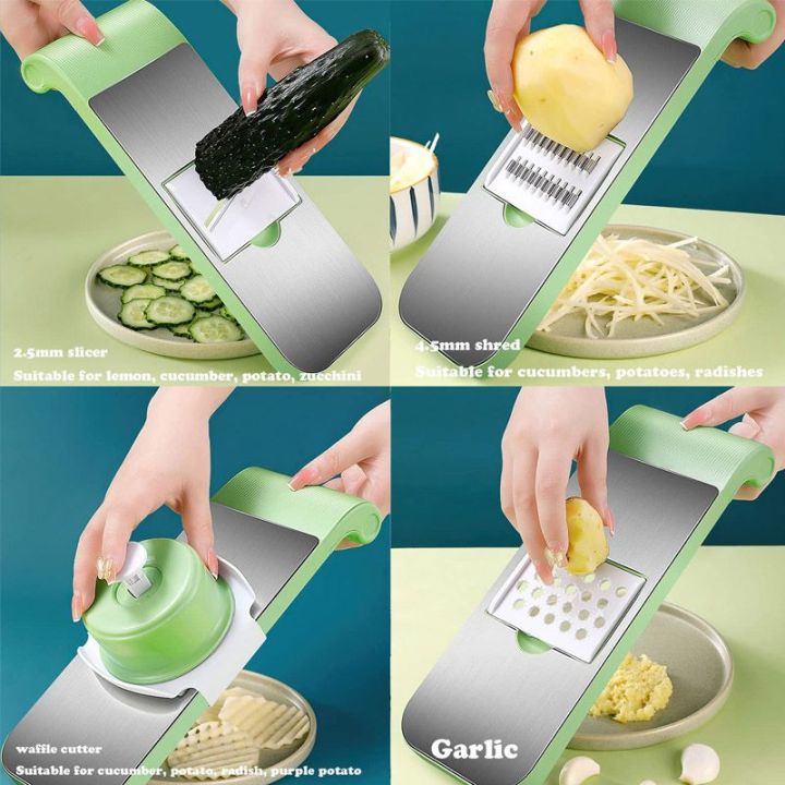 Multi-functional%20Vegetable%20Slicer%20&%20Cutter%20(5%20Blades)%20-%20Image%204