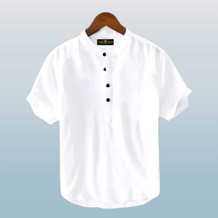 New oxford cotton half Sleeve katua for Man