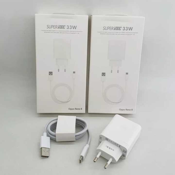 Oppo 33W Super Fast VOOC Flash Charger Type C Cable