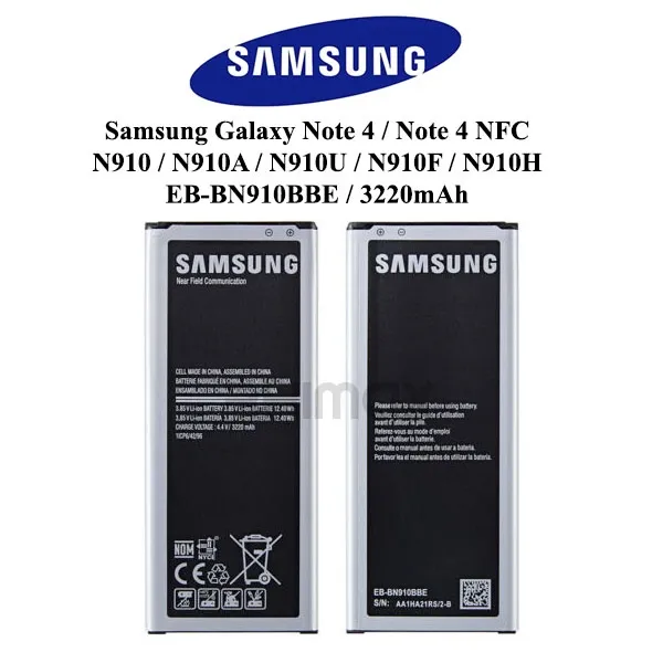 Samsung%20Note4%20Samsung%20Galaxy%20NOTE%204%203220mAh%20Replacement%20Battery%20EB-BN910BBE%20-%20Image%202