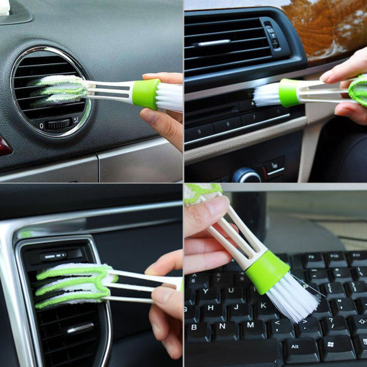 Keep Your Car and Electronics Clean with a Car Air Conditioner AC Dust Collector Clear Brush Computer Duster -A Unique Choice For Cleaning Enthusiasts