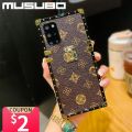 Musubo Retro Case For Samsung Galaxy S23 Plus S22 Ultra S20 FE S21 A52S A53 A54 A13 A14 Note 20 Ultra Fundas Cover Luxury Coque.